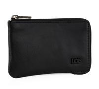 Monedero Hombre Pequeño - Carteras Para Hombre Piel Genuina - Monedero Mujer - Billeteras Para Hombre. Cartera Tarjetero Hombre Con Llavero Y RFID 207444 Noir