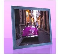 Monello Cadre photo de qualité supérieure - 22,5 x 40 cm - Pour puzzle - Bleu clair délavé - Avec paroi arrière blanche et verre synthétique antireflet - 40 x 22,5 cm