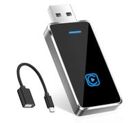 Monemey Carplay sans Fil pour iPhone, Type-c/USB Plug & Play, Mini et Stable, Compatible avec Les Voitures à Partir de 2016 et iOS 10+ et aux Voitures avec Carplay