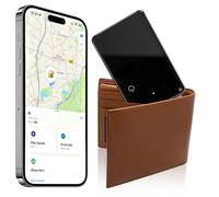 Monemey Wallet Tracker Card, Smart Air Tag Traceur Compatible avec Apple Localiser (iOS Uniquement), Traqueur Bluetooth Localisateur d'Objets Carte pour Portefeuille, Valise, Sac, Bagages
