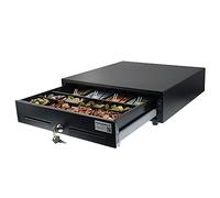 Monepass CD200b2-4B/8C - Tiroir-caisse 41 cm à ouverture manuelle (Bouton Poussoir) avec Insert amovible