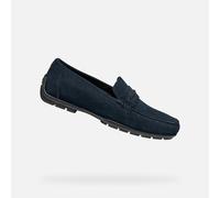 Geox Homme U Moner W 2fit Moccasin, Bleu, 43.5 EU