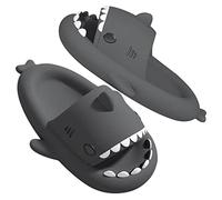 MoneRffi Claquettes de Requin Femme Homme,Claquette Enfant Garcon Fille,Confortables Antidérapante Chaussures de Piscine Plage Sandales,Tongs Shark Chaussons de Bain Été