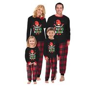 MoneRffi Pyjama de Noel Famille, Ensembles de Pyjamas Noël, Imprimé Renne Famille Christmas Pyjama Famil pour Hommes Femmes Enfants BéBé(38,Femmes,S)