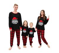 MoneRffi Pyjama de Noel Famille, Ensembles de Pyjamas Noël, Imprimé Renne Famille Christmas Pyjama Famil pour Hommes Femmes Enfants BéBé(36,Hommes,S)