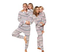 MoneRffi Pyjama de Noel Famille,Ensembles de Pyjamas Noël,Imprimé Renne Famille Christmas Pyjama pour Hommes Femmes Enfants BéBé(Pajamas-22,Enfants,10 Ans)