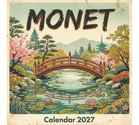 Monet Calendar 2027: A bold mid-century modern reimagining of Claude Monet's most iconic masterpieces in classic retro design