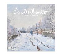 Monet Calendrier mural 2026 30,5 x 30,5 cm FSC sans plastique - Commence la semaine le dimanche | Calendrier familial 2026