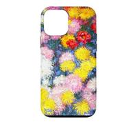 Monet Chrysanthèmes de Jardin colorés Art Floral Classique Coque pour iPhone 12 Mini
