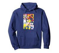 Monet Chrysanthèmes de Jardin colorés Art Floral Classique Sweat à Capuche