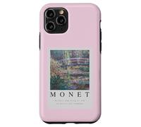 Monet PAPL069 Peinture Pont sur Nénuphars Coque pour iPhone 11 Pro