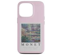 Monet PAPL069 Peinture Pont sur Nénuphars Coque pour iPhone 13 Pro