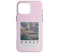 Monet PAPL069 Peinture Pont sur Nénuphars Coque pour iPhone 16 Pro Max