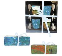 Monet - Réglez 4 tasses avec des cuïnes