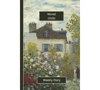 Monet Weekly Diary 2026 (Hardcover): A gorgeous Week View Planner (spread across 2 pages). It's an ideally sized (6"x9") artists journal in a large ... pages. Great gift for friends and family.