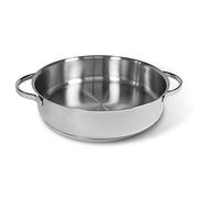 Moneta Allegro Inox Sauce Pan, Casserole avec 2 Poignées, Acier Inoxydable Résistant, Convient à Toutes les Plaques de Cuisson, Lavable au Lave-Vaisselle, 28 cm