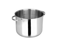 Moneta Allegro Inox Sauce Pan, Casserole avec 2 Poignées, Acier Inoxydable Résistant, Convient à Toutes les Plaques de Cuisson, Lavable au Lave-Vaisselle, 22 cm