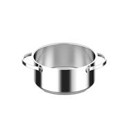 Moneta Allegro Inox Sauce Pan, Casserole avec 2 Poignées, Acier Inoxydable Résistant, Convient à Toutes les Plaques de Cuisson, Lavable au Lave-Vaisselle, 18 cm