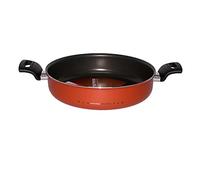 Moneta Alluflon Zecchino Sauteuse Antiadhérente, Diamètre 26 cm, 2 poignées, Aluminium, Orange