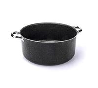 Moneta Etnea Pro Casserole 2 poignées 28 cm effet pierre poignées inox Made in Italy