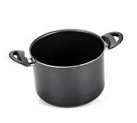 Moneta Gea Casserole à 2 poignées, 22 cm, aluminium 100% recyclé, pour chaque table de cuisson, y compris l'induction. Fabriqué en Italie