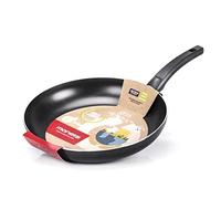 Moneta Gea Poêle, 32 cm, aluminium 100% recyclé, pour chaque cuisson, y compris l'induction. Fabriqué en Italie, Noir