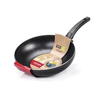 Moneta Gea Wok 28 cm, aluminium 100% recyclé, pour chaque table de cuisson, y compris l'induction. Fabriqué en Italie