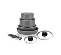 Moneta Melodia Finegres Minispace Batterie 7 pièces, revêtement naturel FineGres (NO PFAS), également pour induction. 100% Made in Italy.