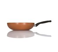 Moneta Wok Un manico antiaderente zecchino cm28 pentole e preparazione cucina.