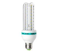Monetais 1 paquet d'ampoule LED maïs, ampoule E27 en forme de U, 32w 6000k blanc froid, faisceau large 360 °, E27 Non variable