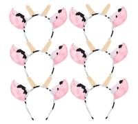 Monetais 1 paquet de bandeau de vache et blanc avec bande élastique