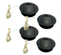 Monetais 4 pièces 2.8 dessus de remplacement de lumière solaire avec chaîne 10LED, pour lanterne