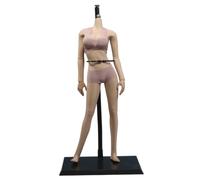 Monetais Corps de Figurine d'action, Corps féminin Super Flexible à l'échelle 1/6 avec Caoutchouc Enduit sans Couture, Figurine d'action Ton Peau de blé