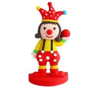 Monetais Figurine de Clown Miniature colorée, 1 Paquet, pour décor de Carnaval, Style 4
