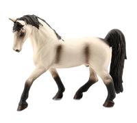 Monetais Figurines de Cheval, Statue de Cheval réaliste, Figurines d'animaux, Jouets éducatifs en Plastique 4 x 5, Ensemble d'anniversaire, Jouets 'Animaux pour Enfants, garçons et Filles, Blanc