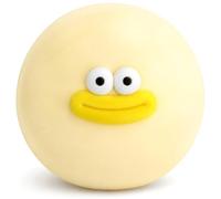 Monetais Jouets à Presser, Boule Anti-Stress Alimentaire à Bouche pour soulager l'anxiété, Jouet sensoriel en Caoutchouc Souple, Jouets Presser Jaunes