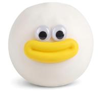 Monetais Jouets à Presser, Boule Anti-Stress Alimentaire à Bouche pour soulager l'anxiété, Jouet sensoriel en Caoutchouc Souple, Jouets Presser Blancs