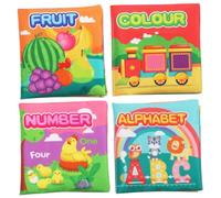 Monetais Livres de Bain imperméables et indéchirables pour Les Tout-Petits de 1 à 3 Ans, avec Son, 4 pièces