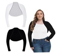 Monetais Manchons de bras taille, 2 pièces manchons de bras châle respirants housses protection solaire à séchage rapide très extensibles pour femmes, et blanc taille