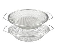 Monetais Paquet de 2 Tamis à Terre pour Le Jardinage, Tamis à Compost en Maille de 0, 3 cm et 6 mm avec poignée, Convient au Seau Standard 5 gallons pour Un tamisage Efficace du Sol et des Roches