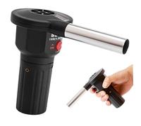 Monetais Souffleur de feu pour barbecue, souffleur d'air portable à piles, outils pratiques pour pique-nique, camping, allumer l'air extérieur du barbecue au charbon de bois