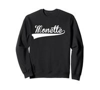 Monette Baseball Vintage Retro Police Sweatshirt