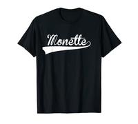 Monette - Police de baseball rétro vintage T-Shirt