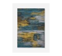 Monetti design - Tapis contemporain Atlantic - Bleu Nymphéa - 80 x 150 CM
