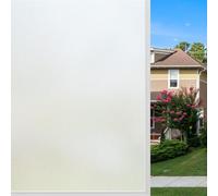 MONETX Film Opaque Vitrage Fenêtre Anti Regard UV 40x200cm,Protection de la Vie Privée, Film Électrostatique Dépoli pour Salle de Bain, Bureau, Chambre à Coucher, Cuisine