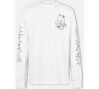 Money Ape Barb Ls Tee Blanc Grand Male