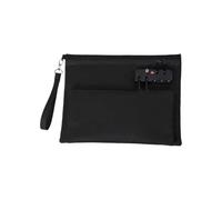 Money Bag Zippered Pouch, Double Layer Waterproof Wallet, Portable Secure Lock Pocket, Lightweight Compact Organizer, Ideal for Camping Travel School Hospital Beach Car Boat Home Bank