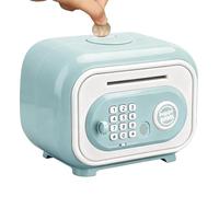 Money Bank - ABS, Electronic ATM Toy | Cash Coin Counting Safe Box with Code & Fingerprint Password, Interactive Savings Bank for Ages 3-12, Girls, Teens, Birthday Play