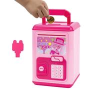 Money Bank, Coin Saver, 5.12x5.12x7.48 inches, Educational Electronic Musical, Piggy Bank Toy for Fun Gift, Students, Christmas, Birthday, Travel, Outdoor, Airplane Use and Kids