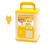 Money Bank, Coin Saver, 5.12x5.12x7.48 inches, Educational Electronic Musical, Piggy Bank Toy for Fun Gift, Students, Christmas, Birthday, Travel, Outdoor, Airplane Use and Kids